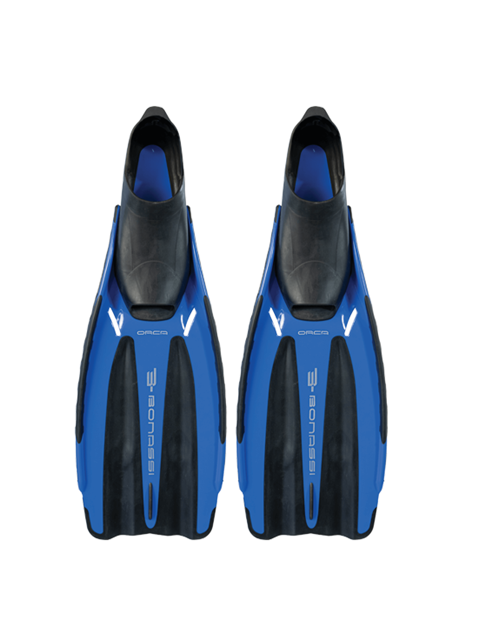 blue orca fins