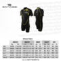 Ulisse Wetsuit size chart